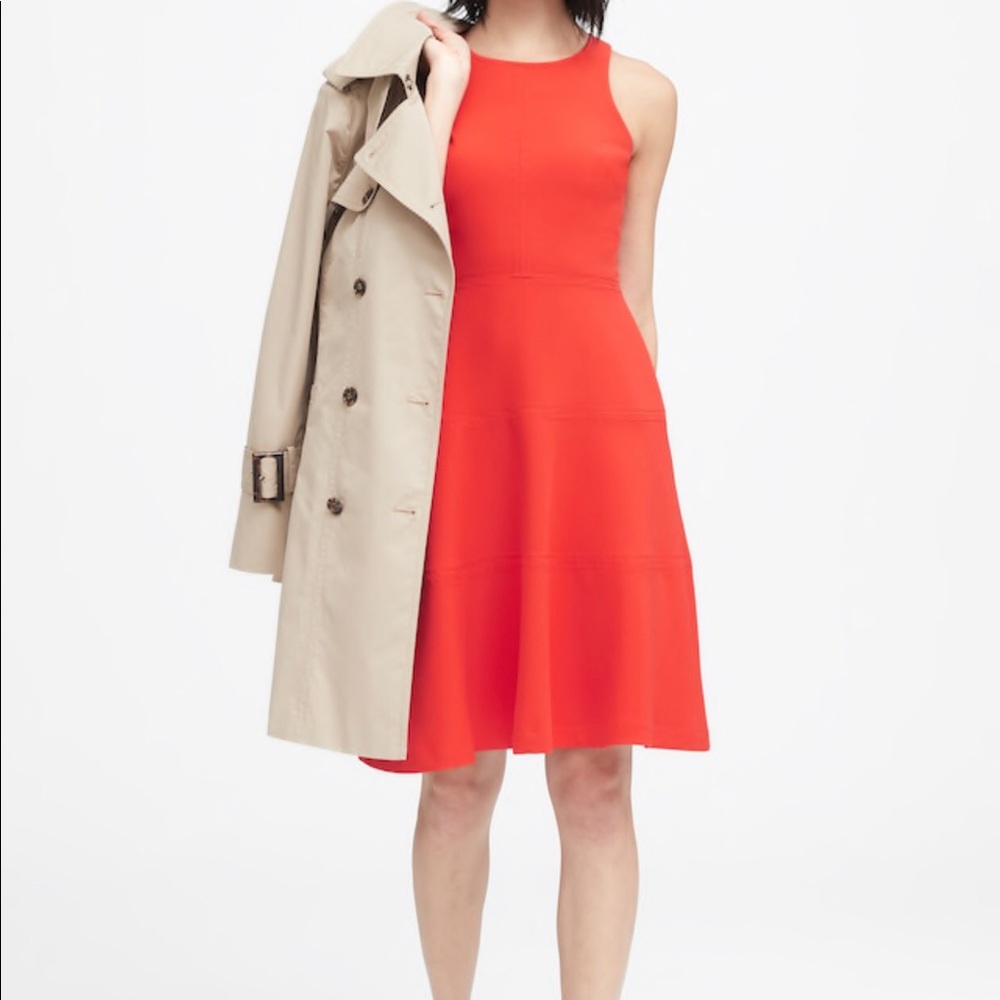 Banana Republic NWT Fit & Flare Racerback Dress